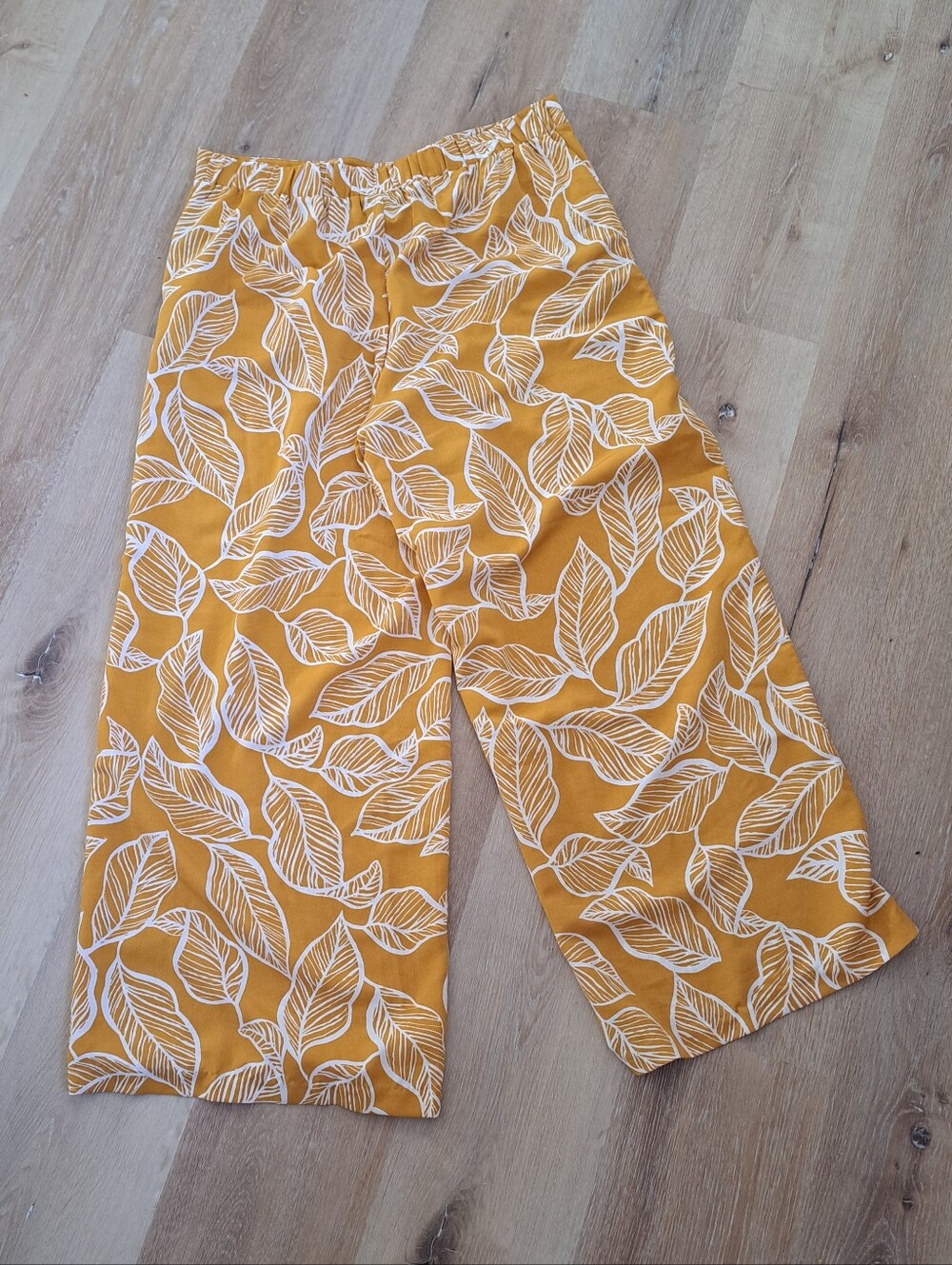 ECI Wide Leg Yellow Palazzo Pants